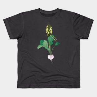 All steps of a turnip lifecycle Kids T-Shirt